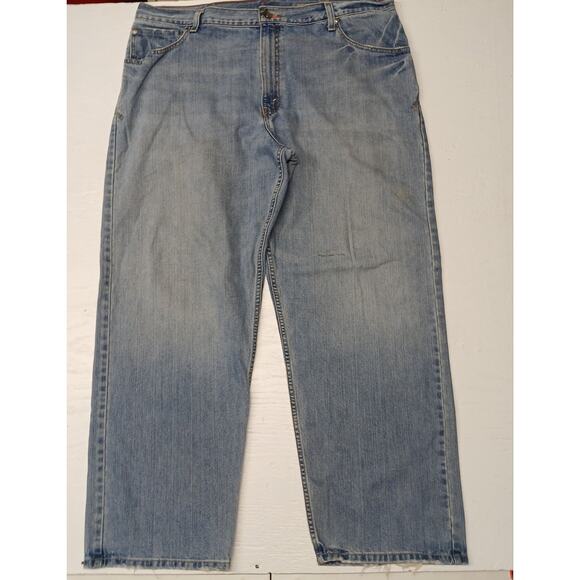 SilverTab Baggy Loose Relaxed Comfort Fit Dress Casual Style Denim Jeans 40x32 - Picture 9 of 14